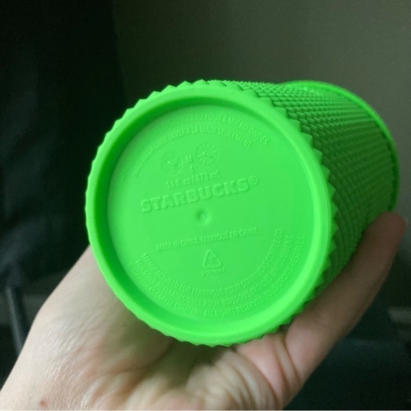 Starbucks | Neon Matte Green Halloween 2021 Collection 16 oz Grande Cold Tumbler - Picture 3 of 4
